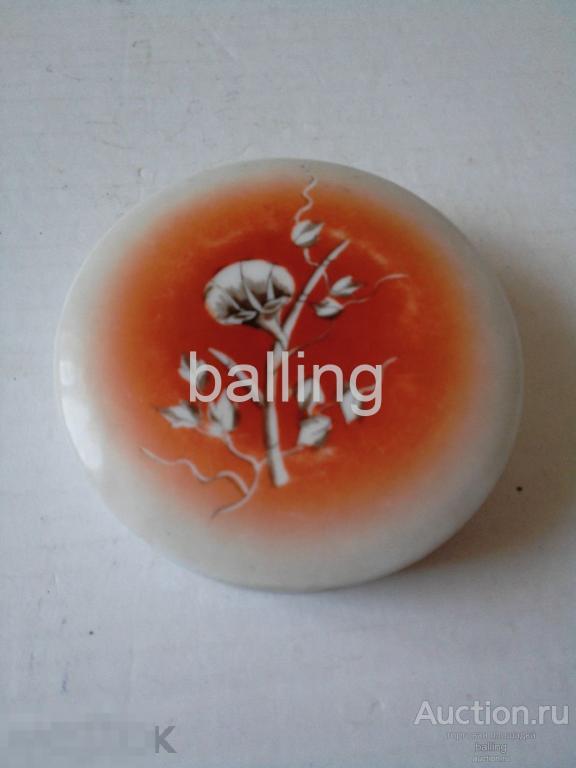 Шкатулка пудренница кузнецов клеймо в тесте