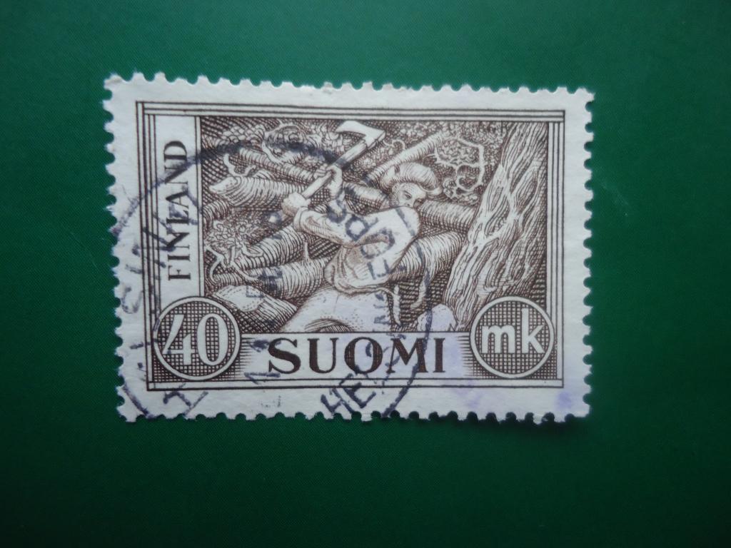 1952 г. Финляндия  гаш. без клея.