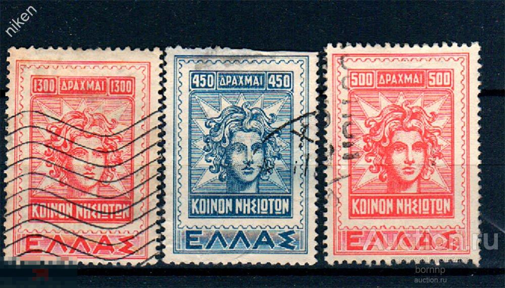 ГРЕЦИЯ 1947 ВОССОЕДИНЕНИЕ ДОДЕКАНЕССКИХ ОСТРОВОВ С ГРЕЦИЕЙ 70-4-23