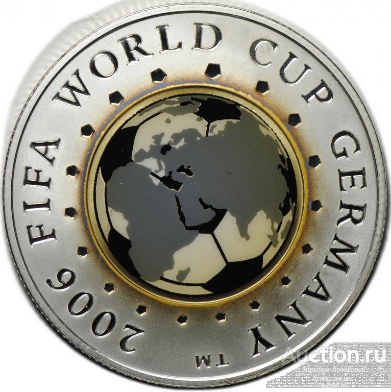 Монета 20 рублей 2005 Чемпионат мира по футболу в Германии 2006 Беларусь