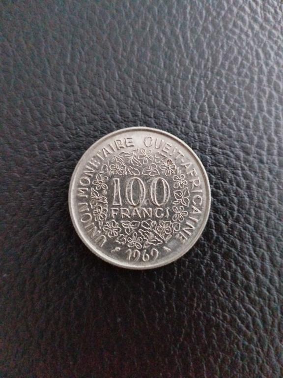 100 франков 1969 Западная Африка