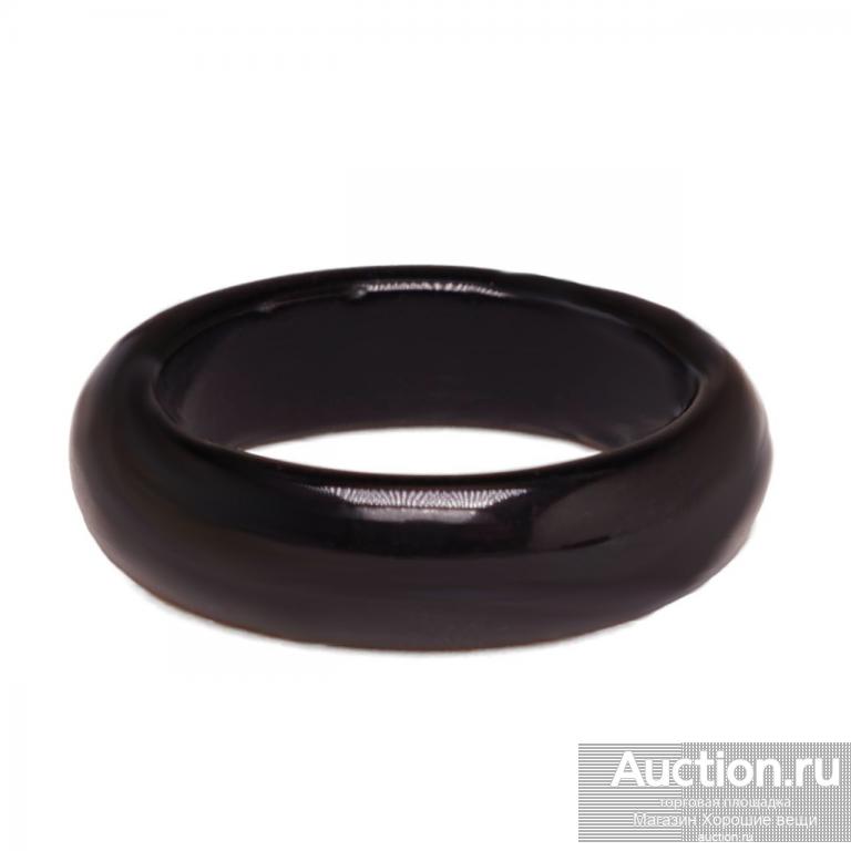 Кольцо камень агат черный натуральный природный Р18 3944 Хорошие Вещи