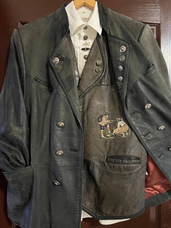 Жилет антикварный мужской из Тироля 50-60 годов