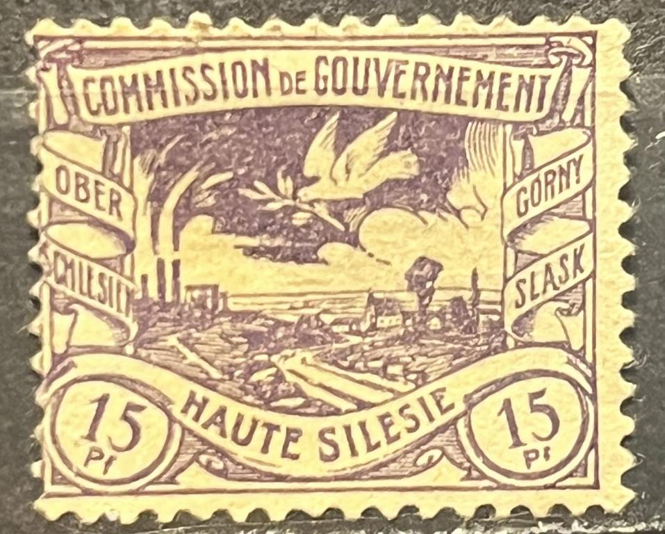 Почтовая марка Верхняя Силезия / Германия 🇩🇪❗️1920 год, ЧИСТАЯ❗️