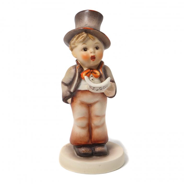 Фарфоровая фигура "Уличный певец". Goebel