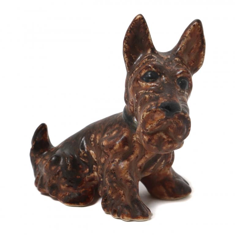 Керамическая фигура "Скотч-терьер". Дания