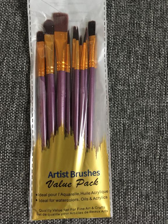 Набор 10 кистей для рисования