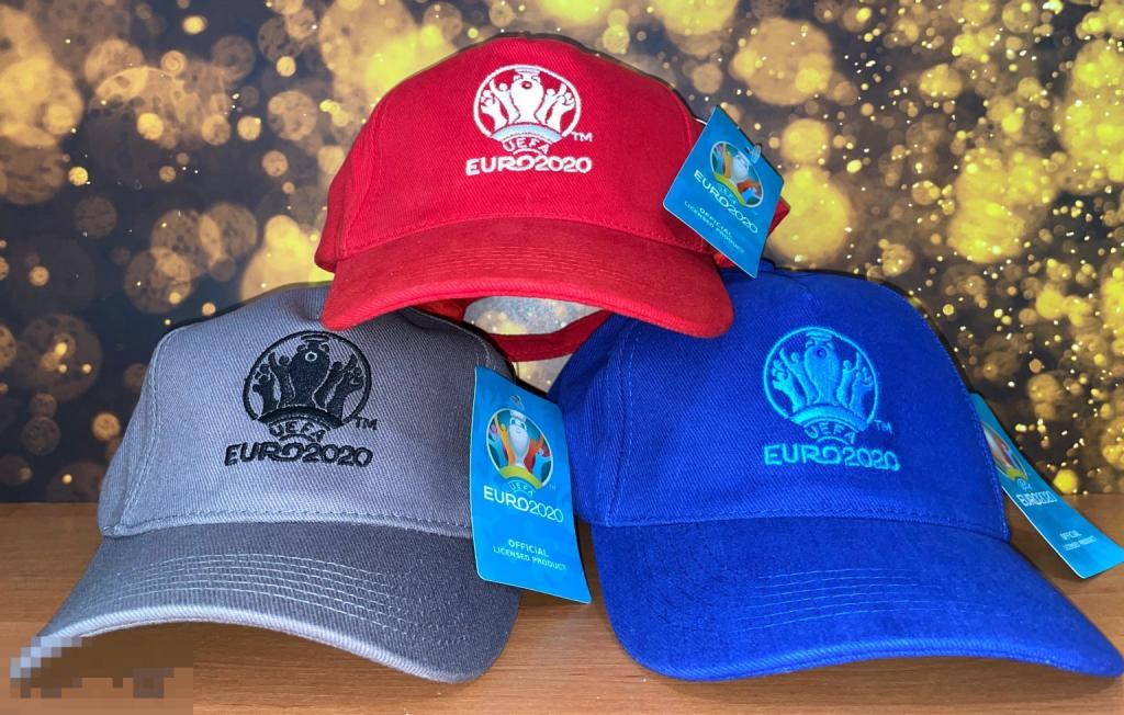 Набор 3 бейсболки кепки Евро 2020