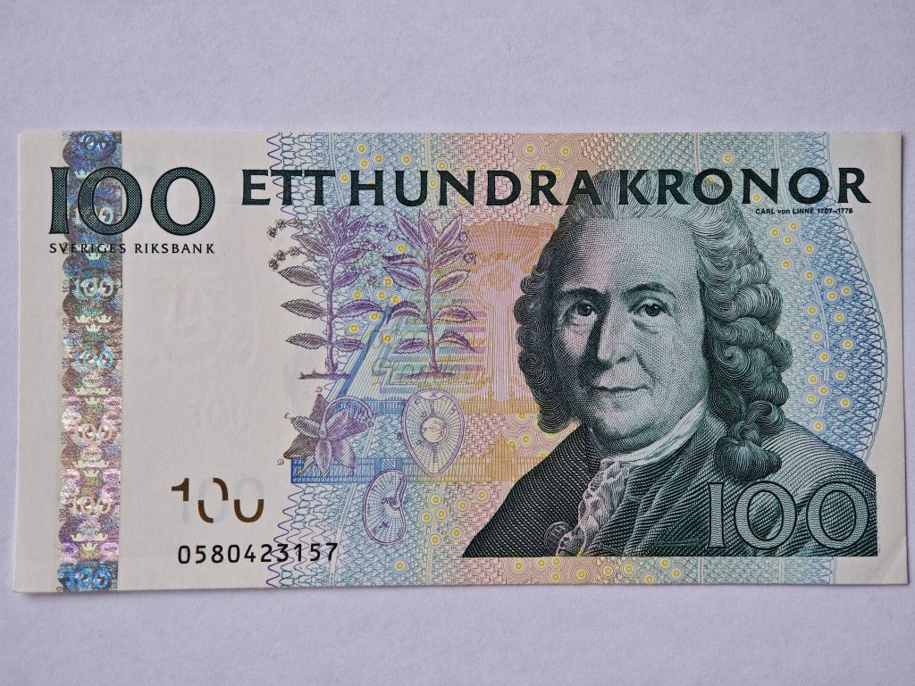 100 крон, Швеция, 2010 год, aUNC