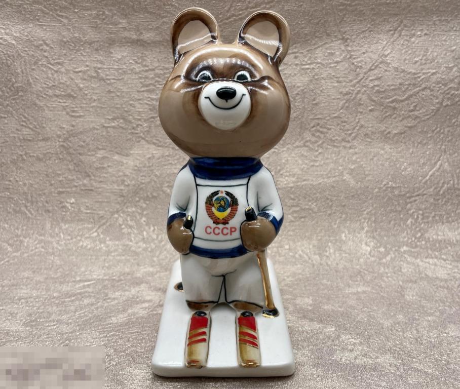 Олимпийский Мишка Лыжник. Олимпиада Москва 1980