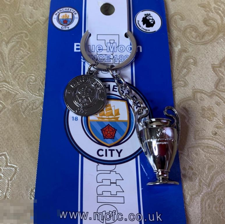 Брелок Манчестер Сити. Кубок Лиги Чемпионов.