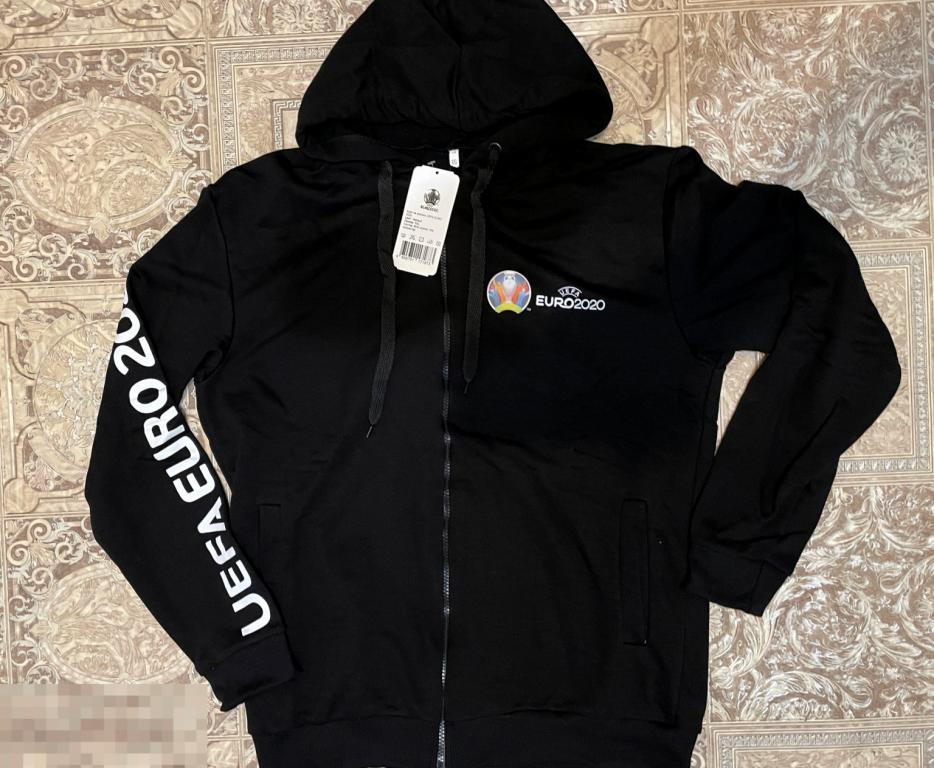 Толстовка Худи на молнии Евро 2020 (S)