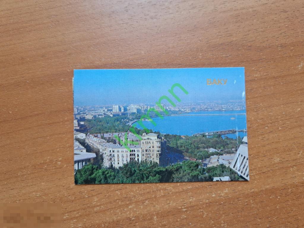 Календарик карманный.  Баку 1986  год     ПК51/7