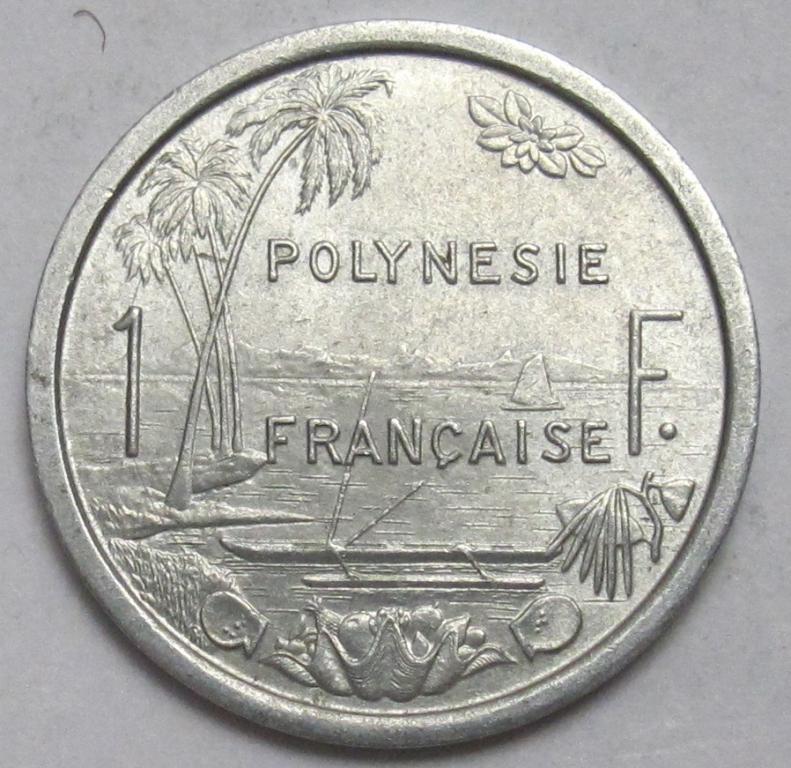 Французская Полинезия. 1 франк 1965