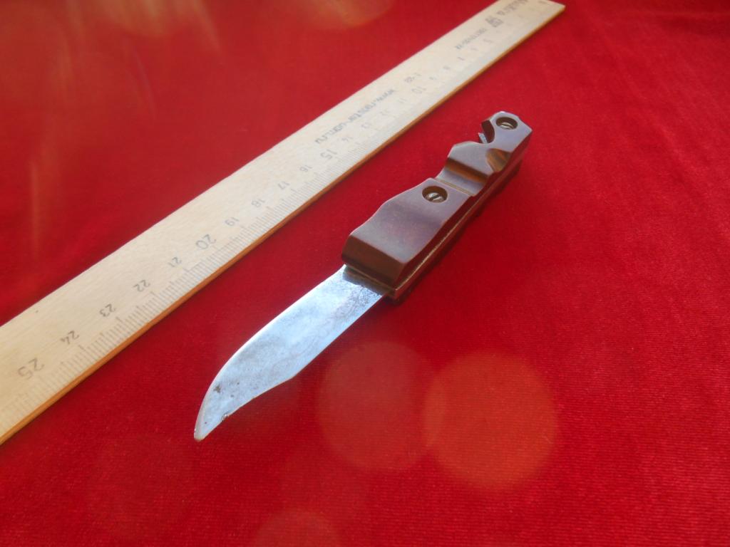 Нож Выкидной Выкидуха Бакелитовая Рукоять 1950-60-е гг. СССР Отличное Состояние