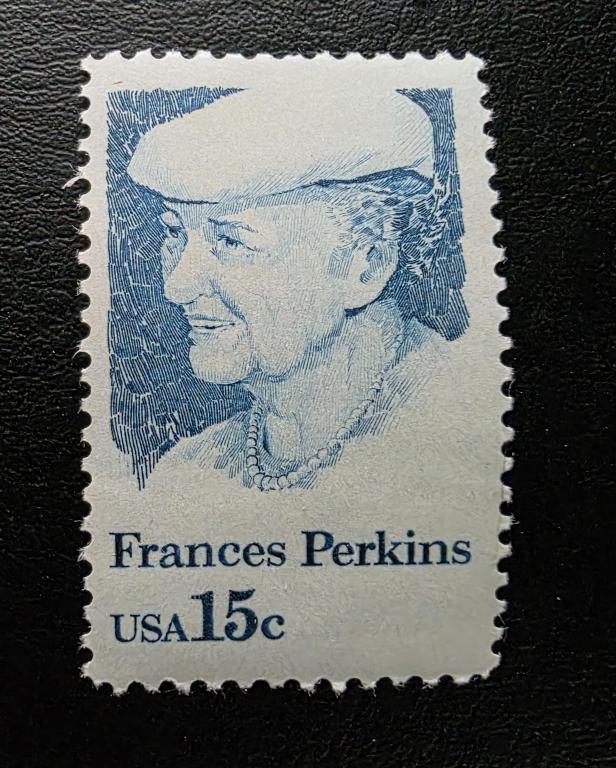 США. Фрэнсис Перкинс. Первая женщина министр труда США. Серия. 1980.**