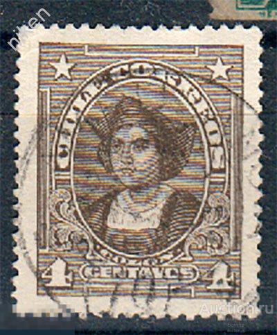 ЧИЛИ 1911 ХРИСТОФОР КОЛУМБ МОРЕПЛАВАТЕЛЬ ОТКРЫТИЕ АМЕРИКИ 50-81