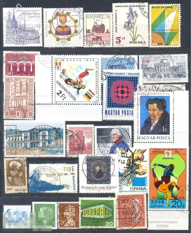 НЕДОРОГО.ПОДБОРКА МАРОК НА РАЗЛИЧНЫЕ ТЕМЫ.Б.5-200