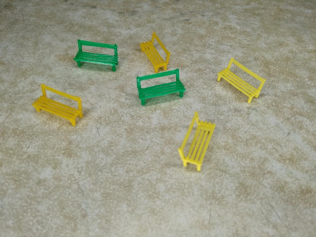 16мм (HO) Vero 6 скамеек