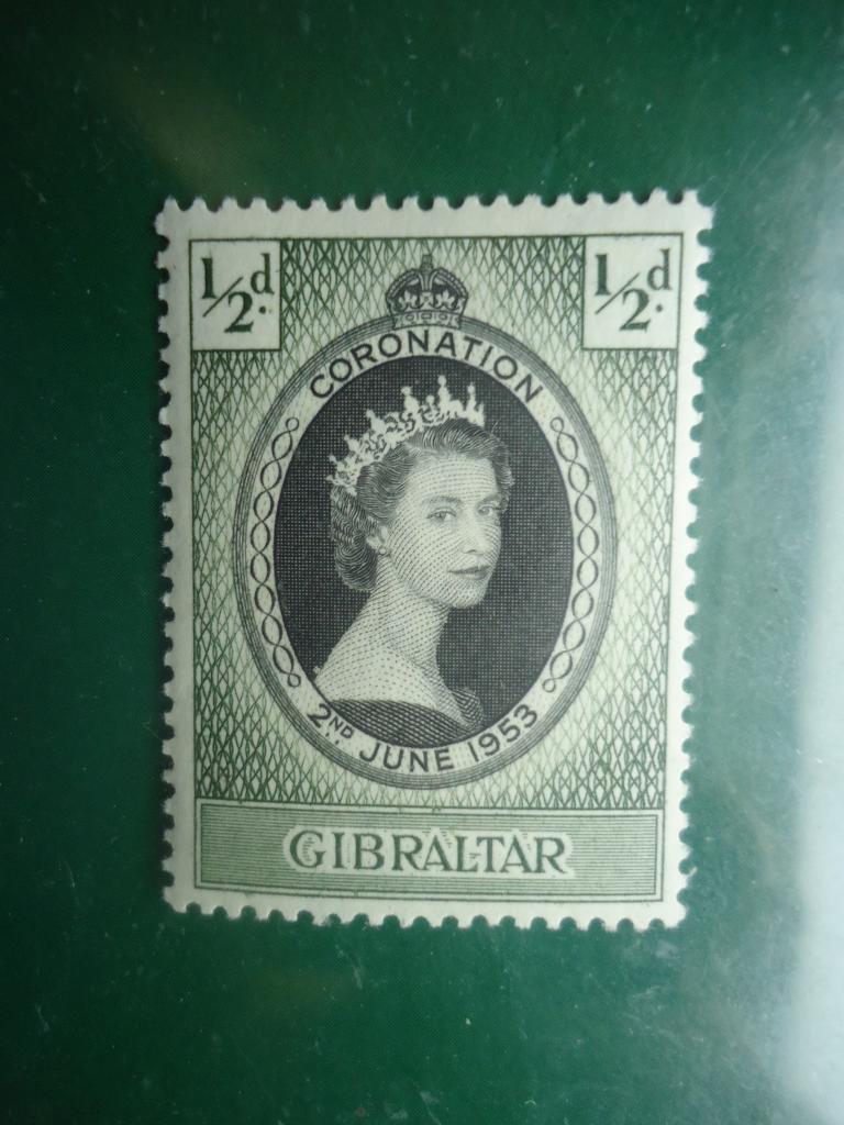 1953 г. Гибралтар MNH.  омнибус.