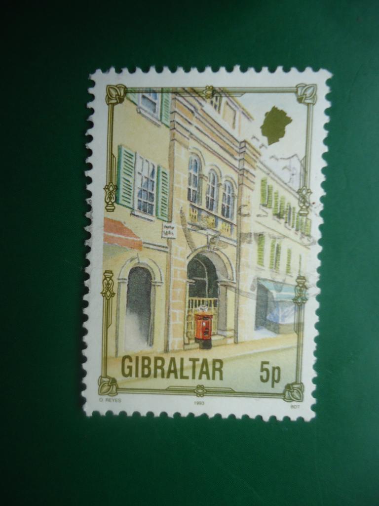 1993 г. Гибралтар   гаш. без клея.