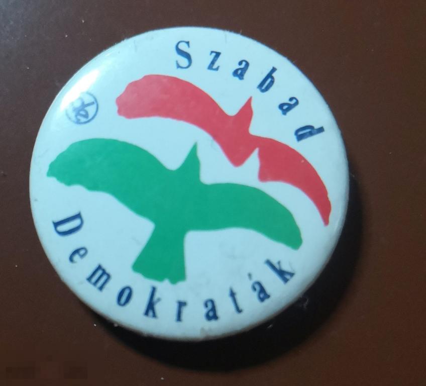 знак  значок Венгрия Szabad Demokraták  Альянс свободных демократов