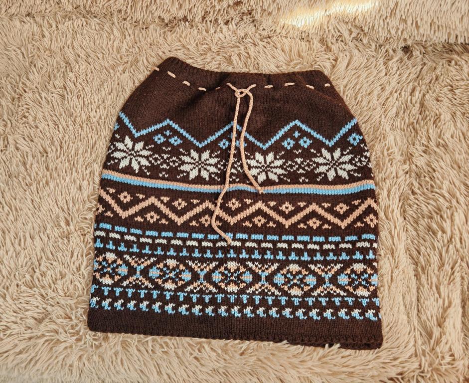 Юбка тёплая зимняя шерсть 46-48 размер