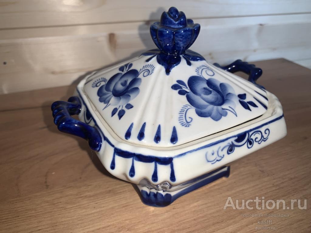 ВАЗОЧКА. ГЖЕЛЬ. ФАРФОР СССР