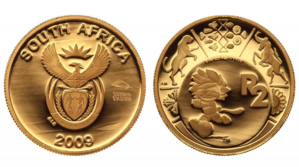 ЮАР. 2 ранда 2009 года. Proof. 219204