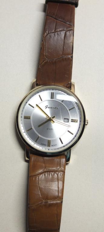 наручные часы Guardo, кварц, кожаный ремешок