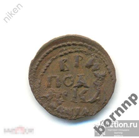 ПОЛУШКА 1718 ПЁТР 1 ПЕРВЫЙ  ВРП СТАРИННЫЕ МОНЕТЫ М М 1 29