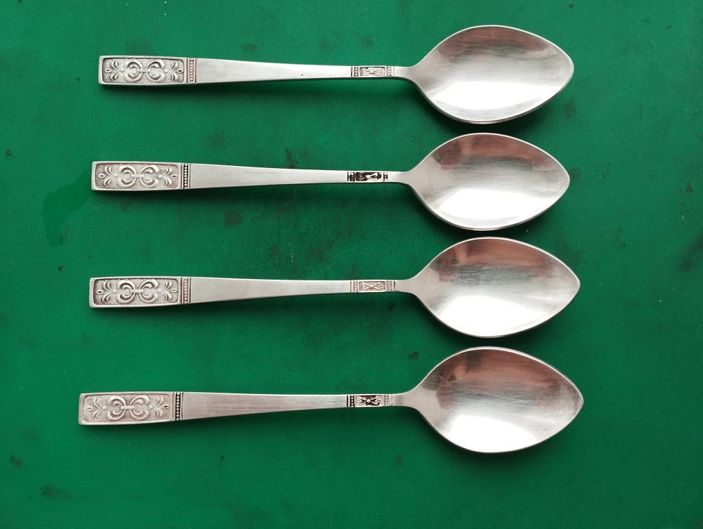 Ложка чайная. СССР. Мельхиор. Клеймо. Красносельская ювелирная фабрика г. Красное-на-Волге.