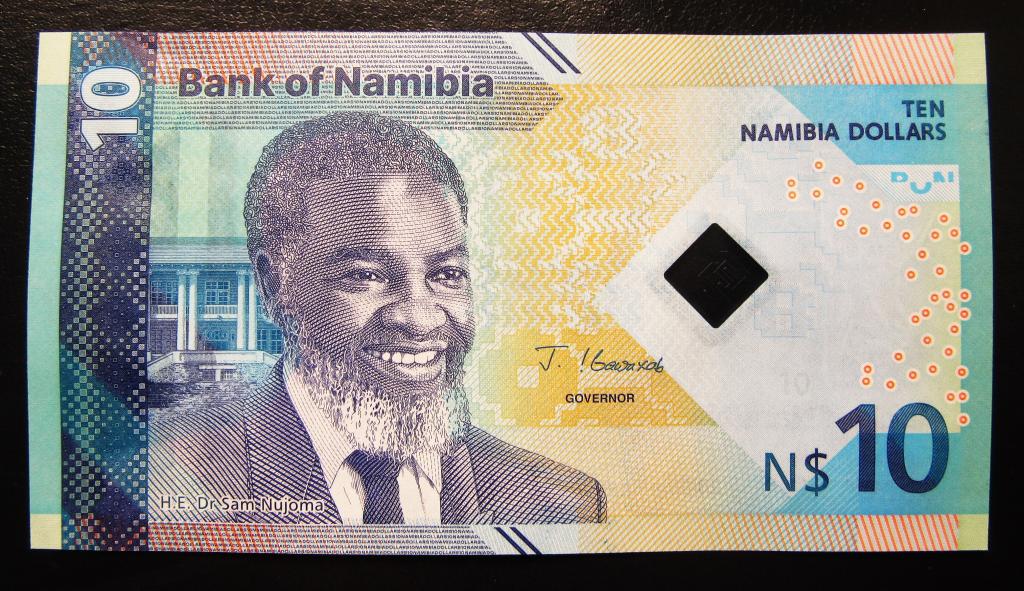 Намибия 2025 г. 10 долларов UNC