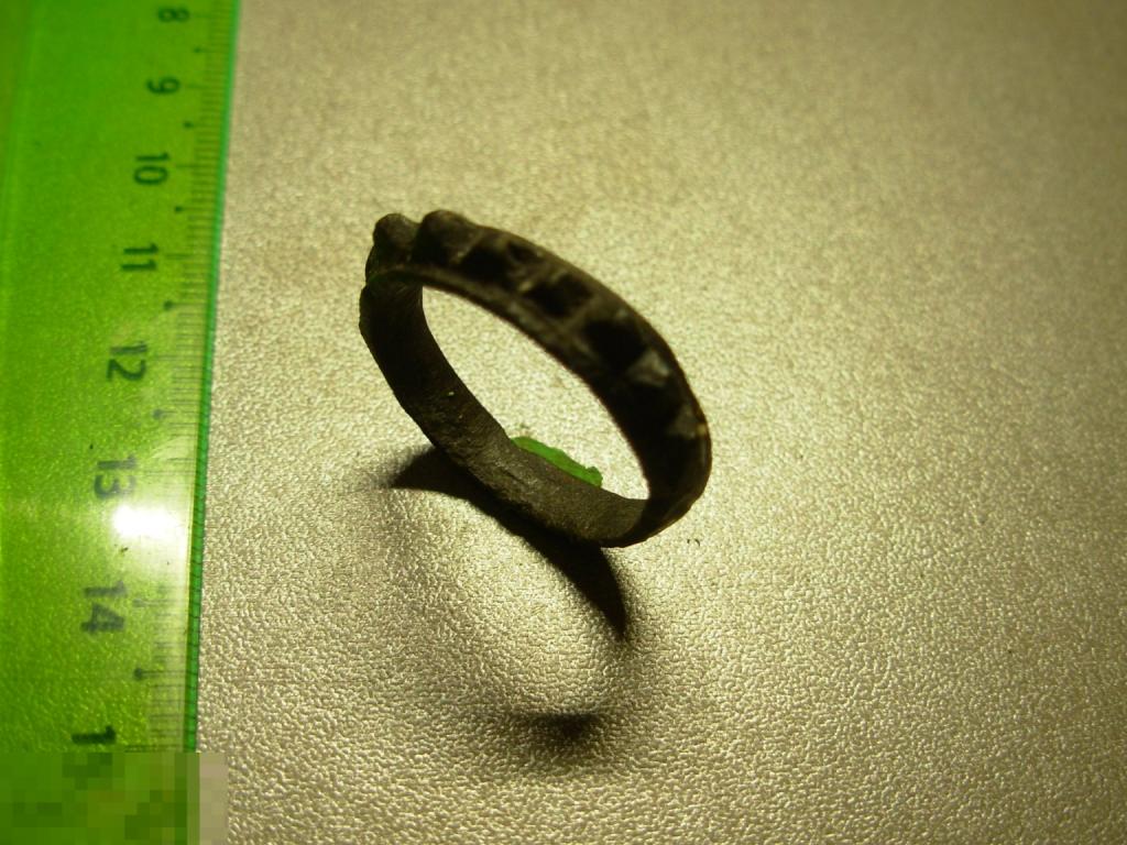 Кольцо Бронза Древность 11-13 век Русь Оригинал