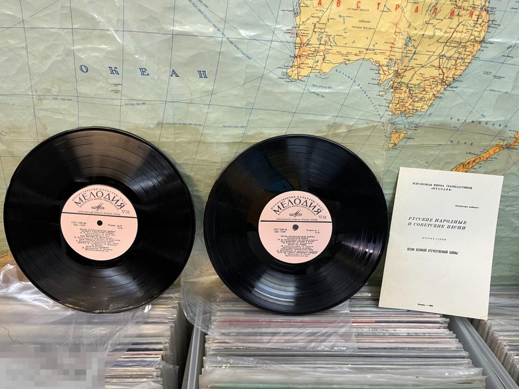 Песни Великой Отечественной Войны (2 LP 10", СССР, 1975) - АЗГ