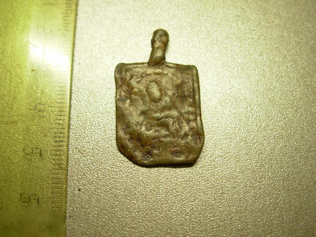 Образок Иконка Жетон 19 век Олово Оригинал