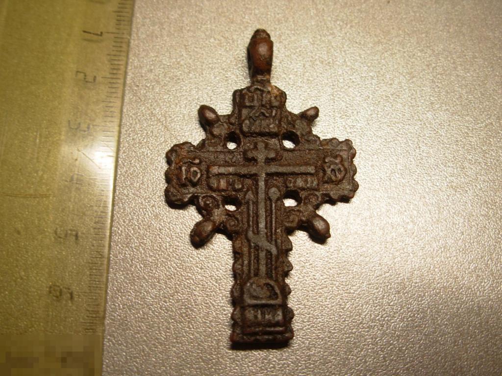 Крест нательный большой интересный 17-18 век Оригинал