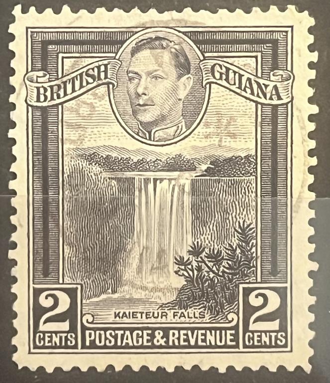 Почтовая марка Британская Гвиана  🇬🇳❗️1938 год❗️(Британская колония)