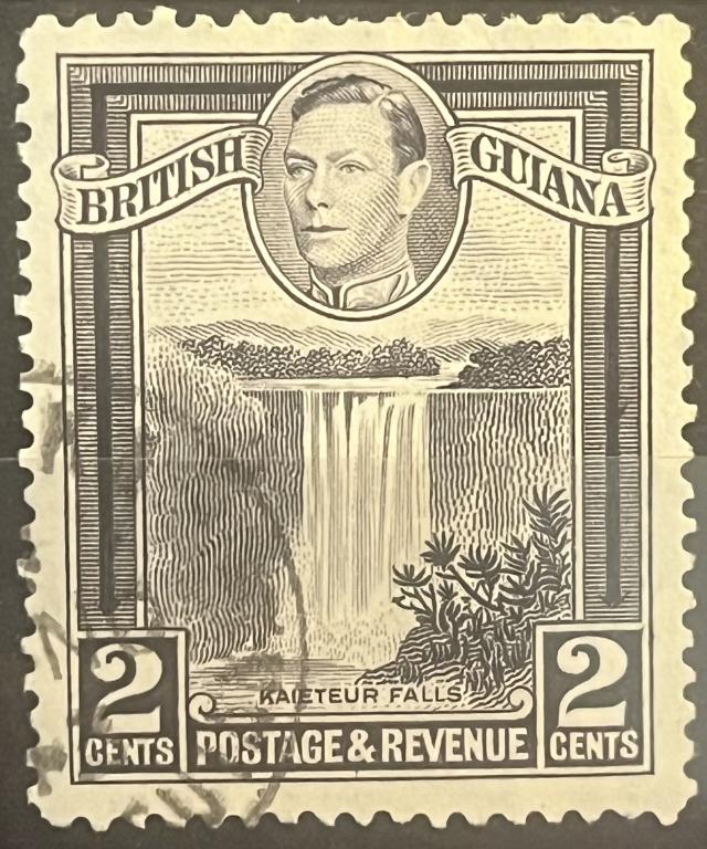 Почтовая марка Британская Гвиана  🇬🇳❗️1938 год❗️(Британская колония)