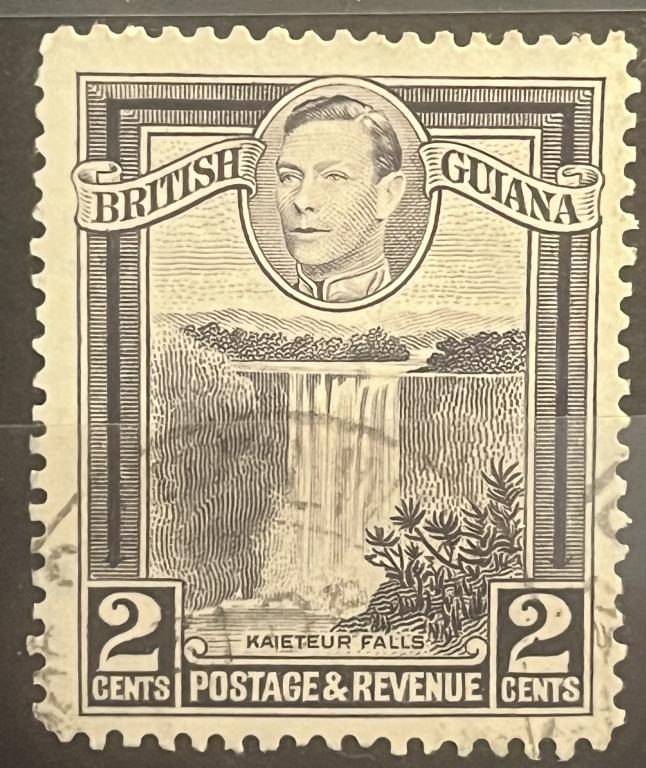 Почтовая марка Британская Гвиана  🇬🇳❗️1938 год❗️(Британская колония)