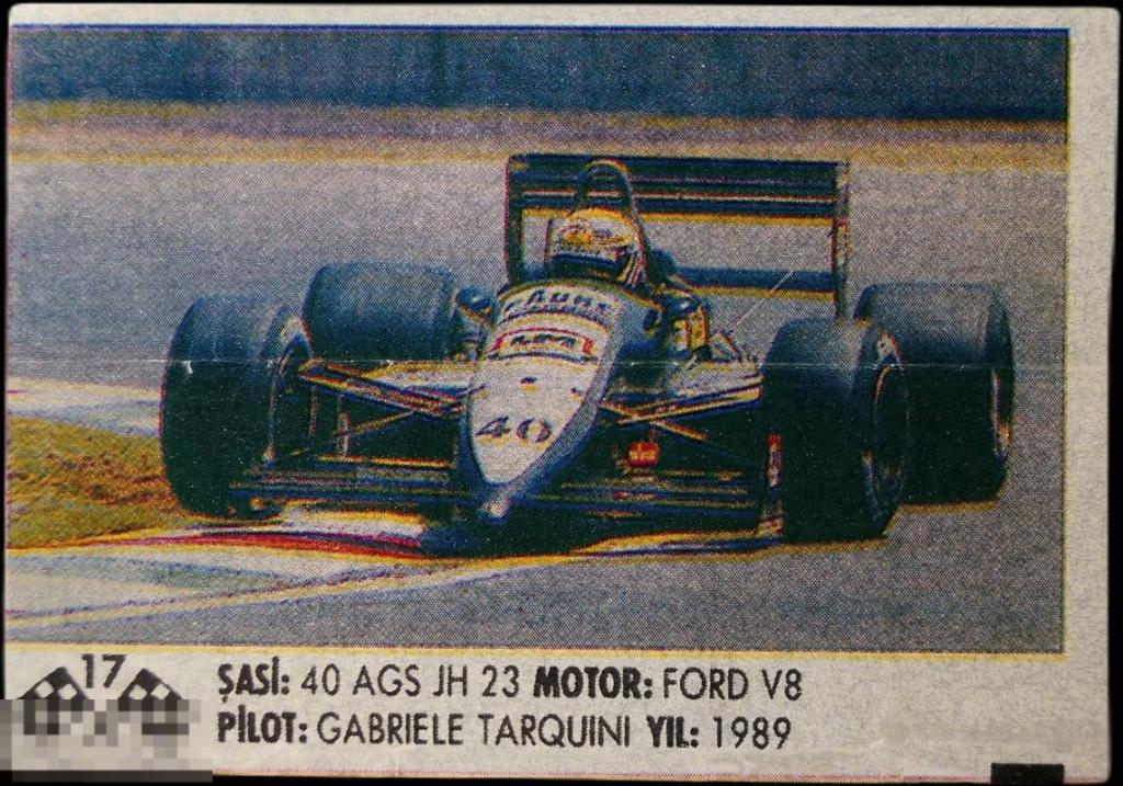 Formula (большой шрифт на номере) №17