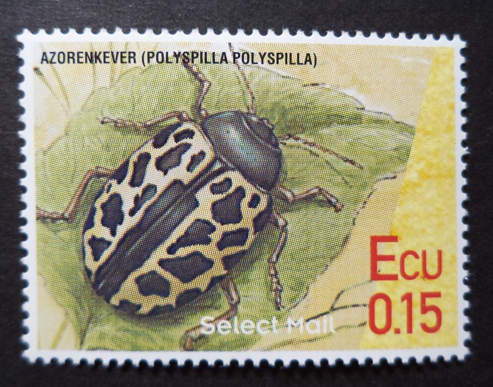 Нидерланды  1995  г.  Фауна . Жук  .Частный вып. **   л.81