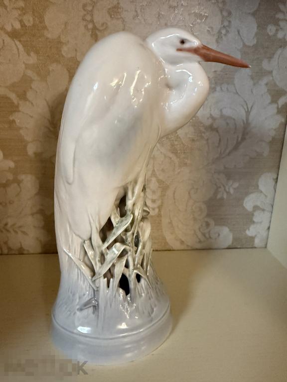 цапля  Роял Копенгаген. Дания. Royal Copenhagen.