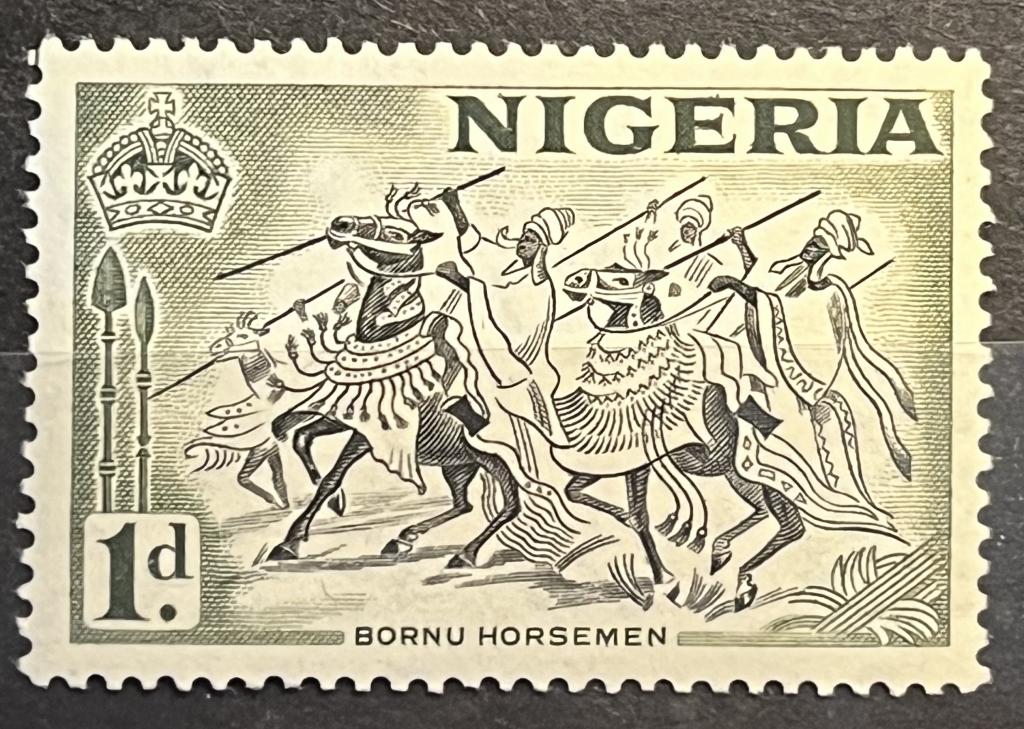 Почтовая марка Нигерия 🇳🇬❗️1953 год, ЧИСТАЯ❗️