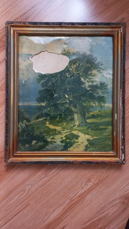 Картина репродукция, рама - Шедевр СССР