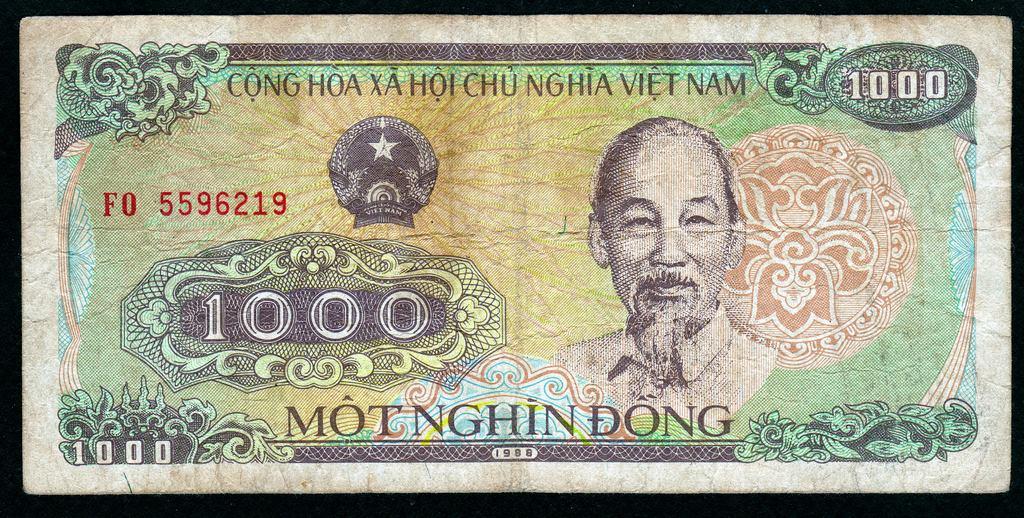 Вьетнам 1000 донг 1988 год