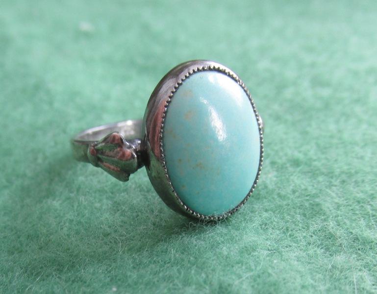 Кольцо перстень серебро 925 бирюза