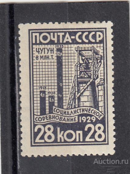СССР 1929  Индустриализация Доменная печь  Сост** MNH
