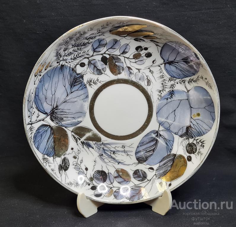 БЛЮДЦЕ ФАРФОР ЛФЗ СССР ////// 63 20