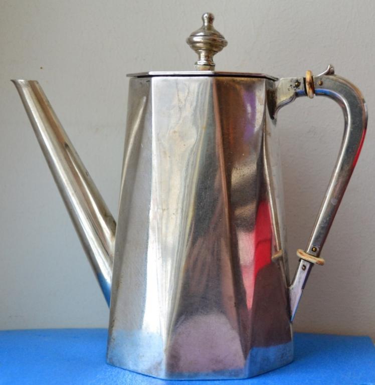 Братья Грачевы Серебряный кофейник Серебро 84 пробы 436 гр.